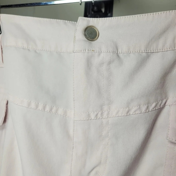 Athleta Pink Nylon Athletic Knee Length Skirt sz 12 - Picture 2 of 11